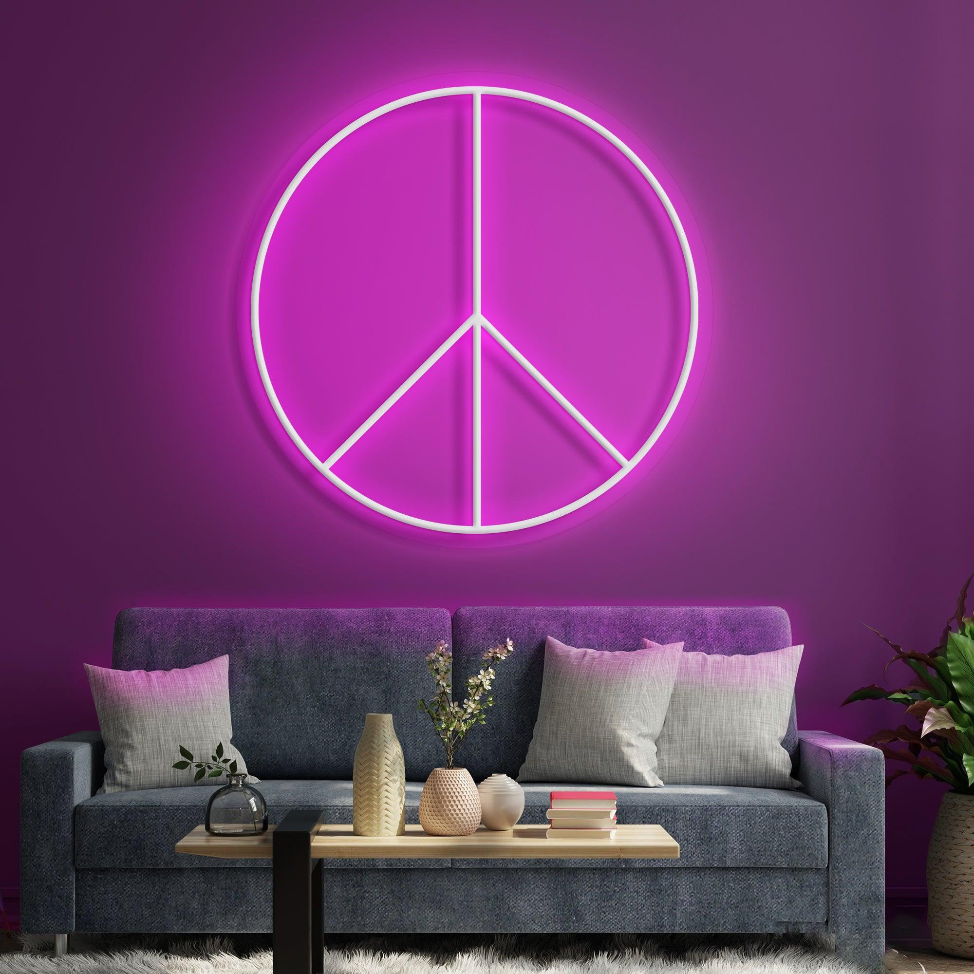 Peace Neon Sign