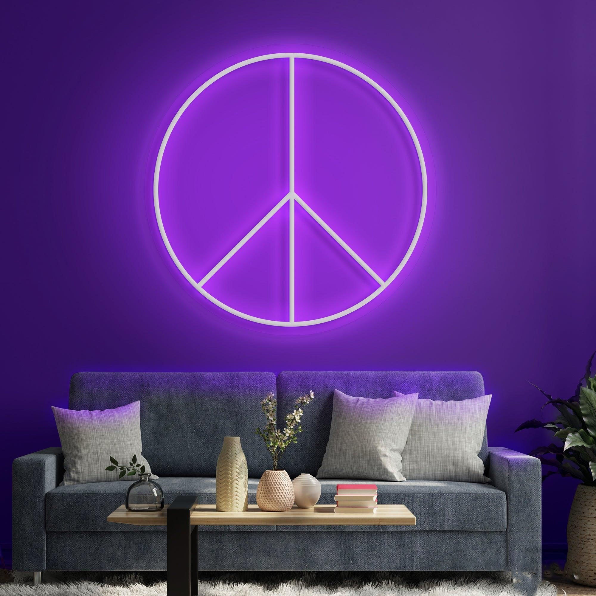 Peace Neon Sign