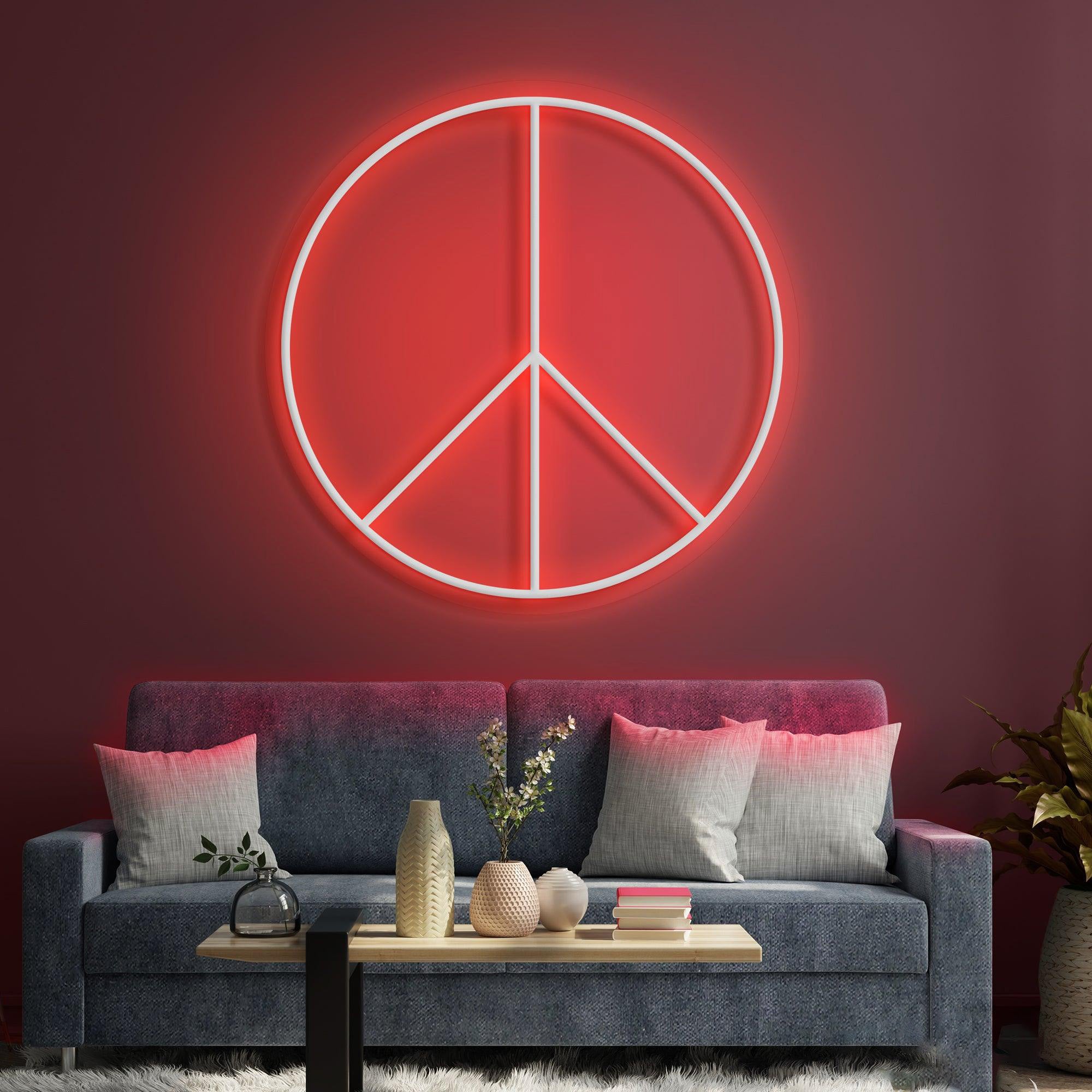 Peace Neon Sign