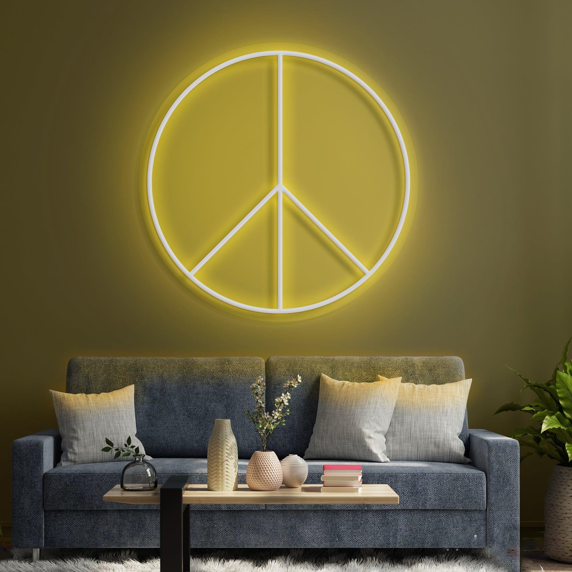 Peace Neon Sign