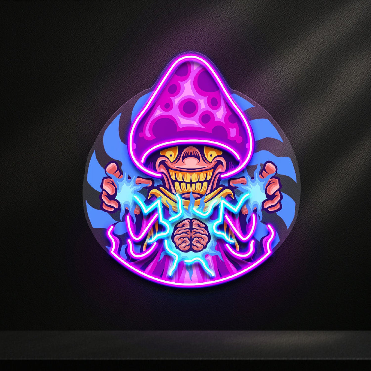Psy Brain Charge LED Neon Sign Light Pop Art