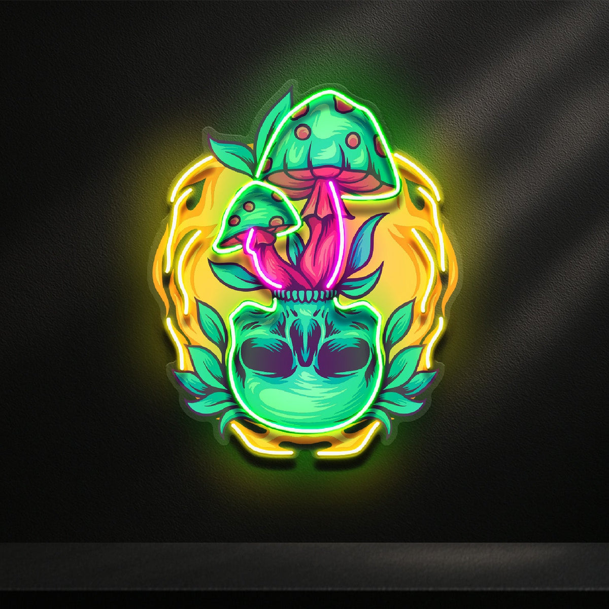 Shroom Spirit Bloom LED Neon Sign Light Pop Art