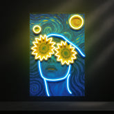 Sunflower Dreams LED Neon Sign Light Pop Art