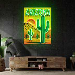 Sunset in the Southwest LED Neon Sign Light Pop Art