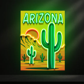 Sunset in the Southwest LED Neon Sign Light Pop Art