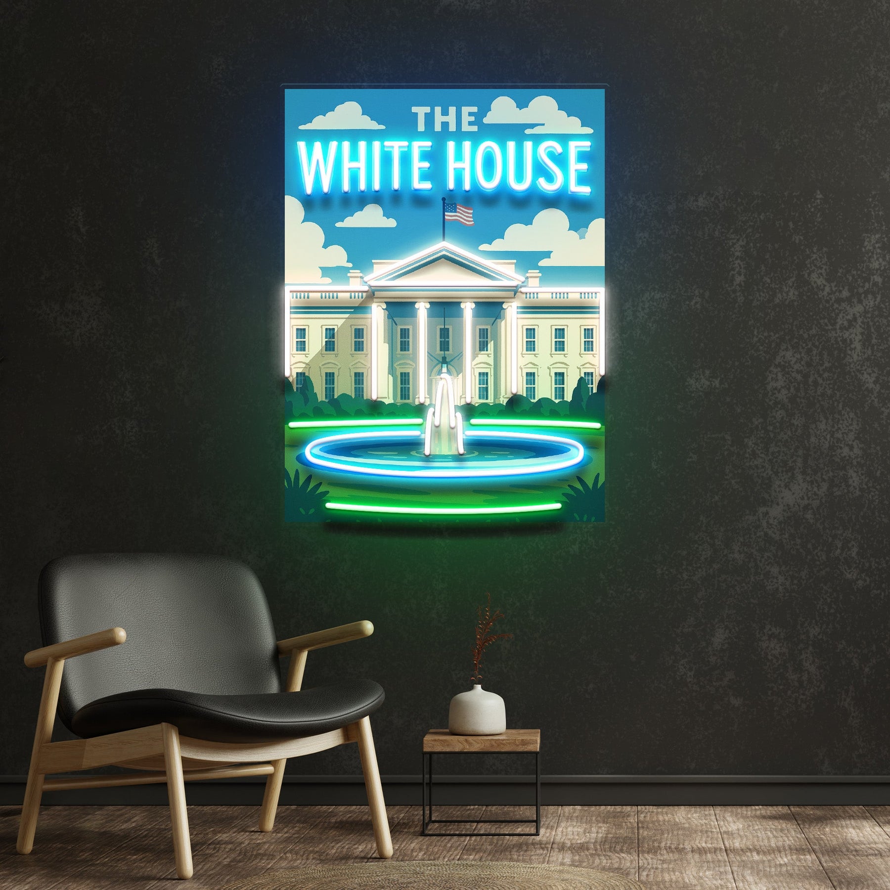 The Bright House LED Neon Sign Light Pop Art