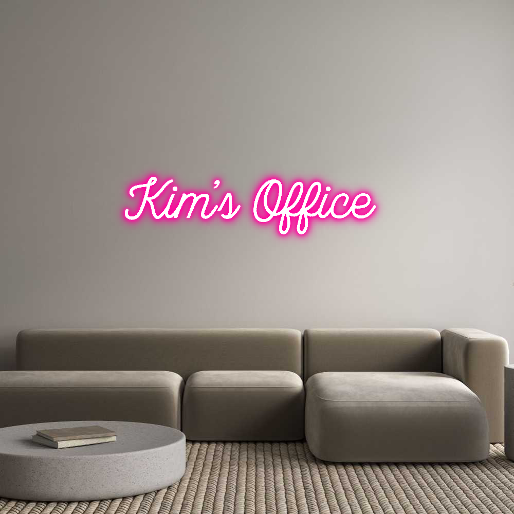 Custom Neon: Kim’s Office