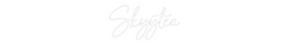Custom Neon: Skyytea