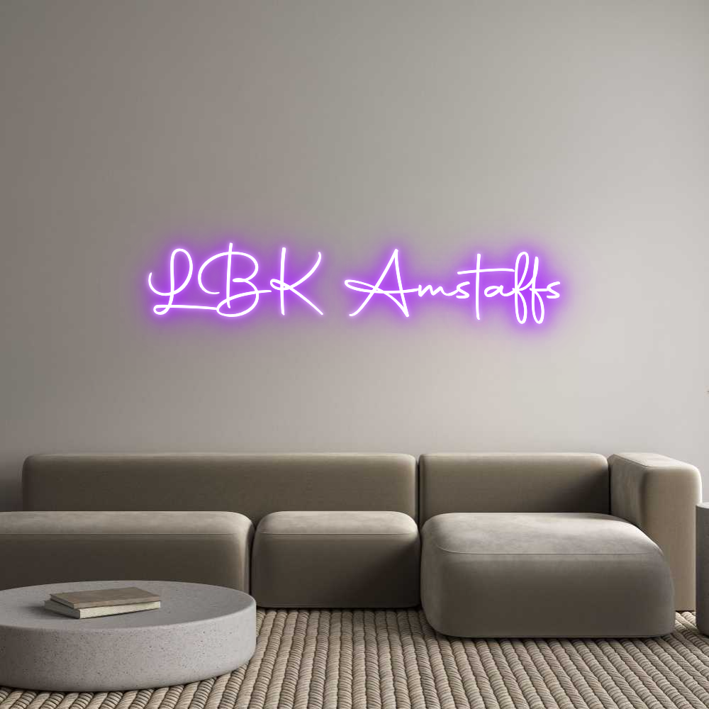 Custom Neon: LBK Amstaffs