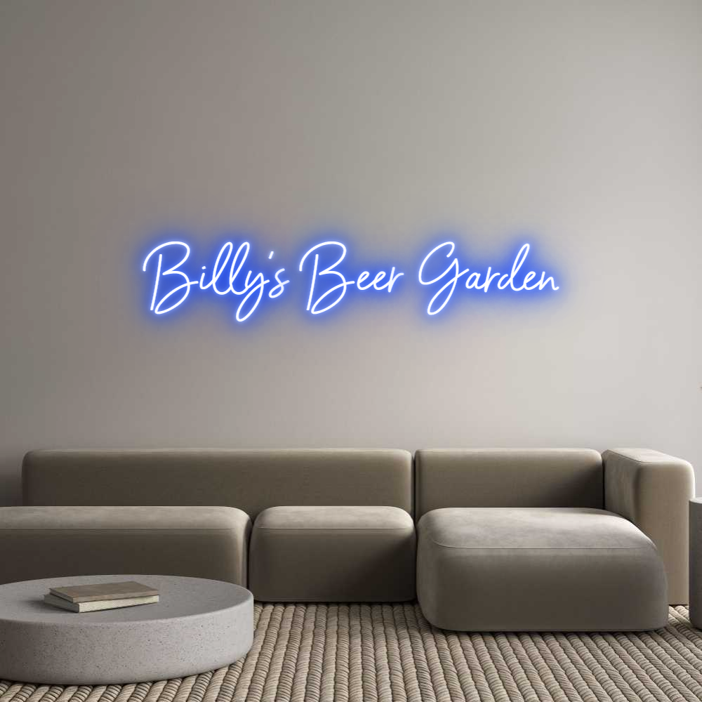 Custom Neon: Billy's Beer ...