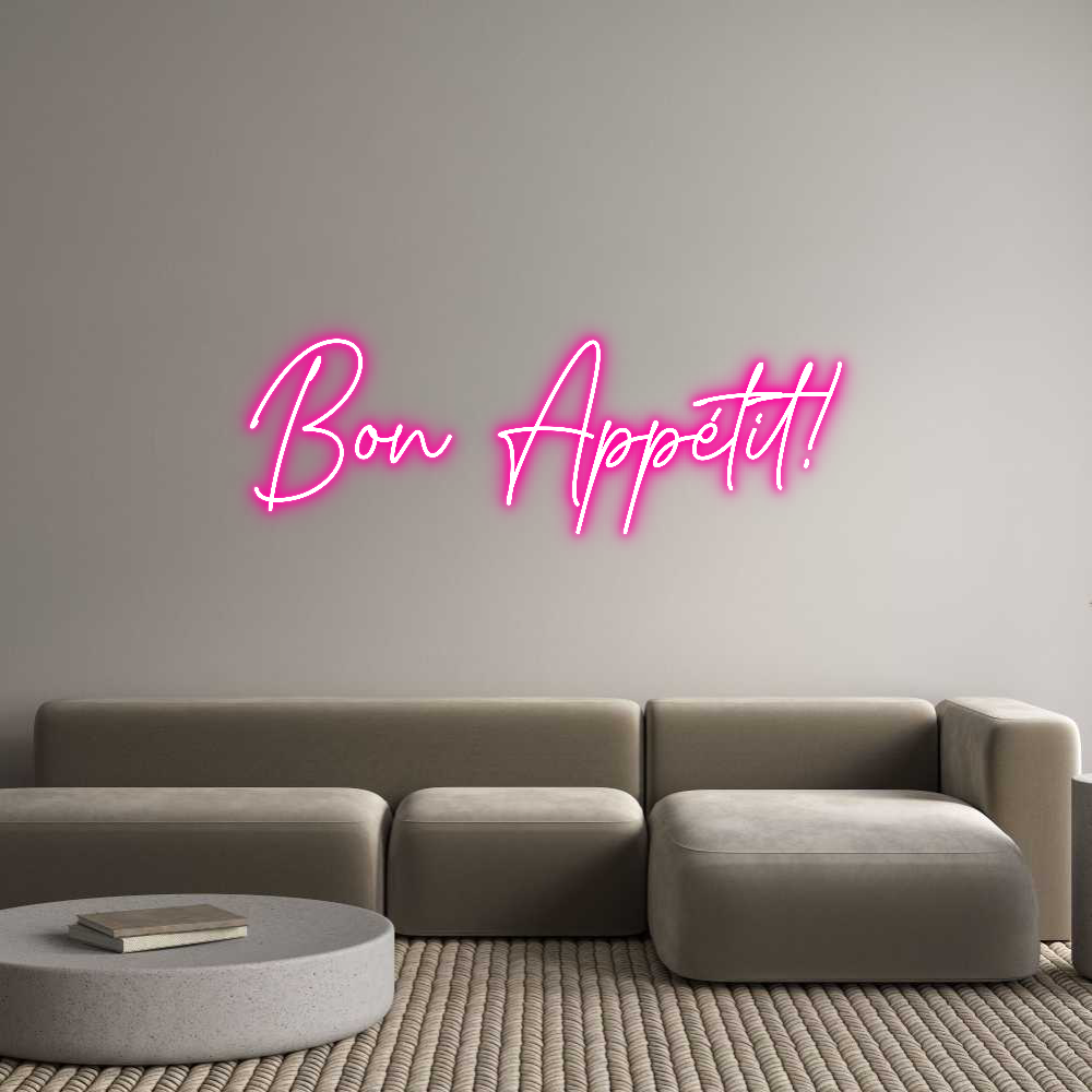 Custom Neon: Bon Appétit!