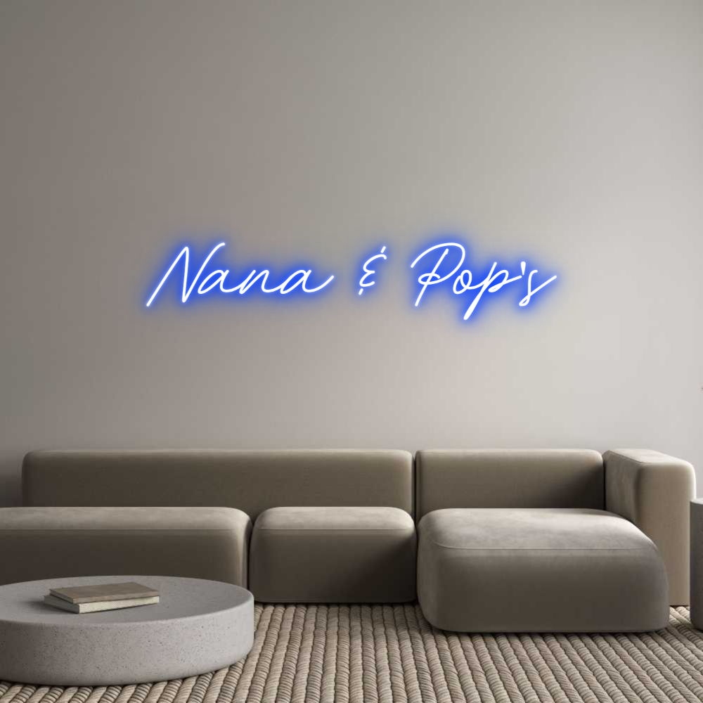 Custom Neon: Nana & Pop's