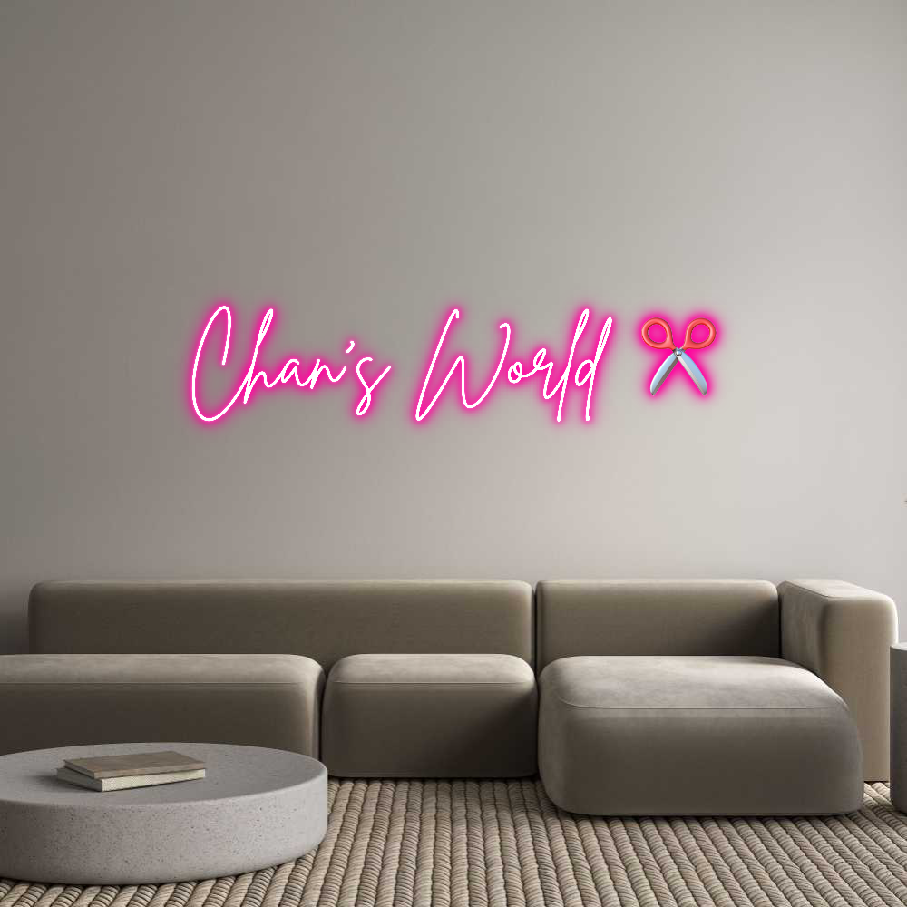 Custom Neon: Chan’s World ✂️