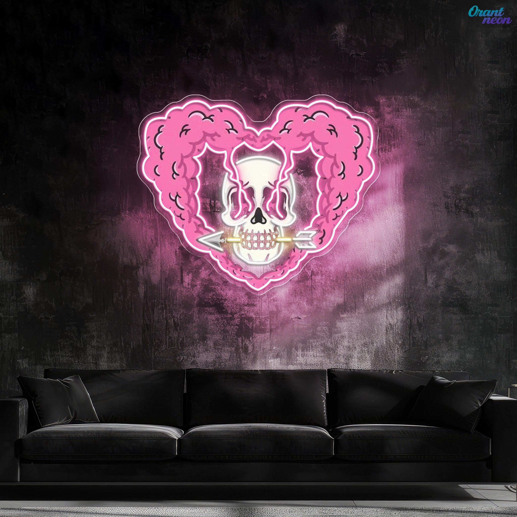 Arrow Through My Heart Best Gift For Valentine Neon Sight Light Artwork