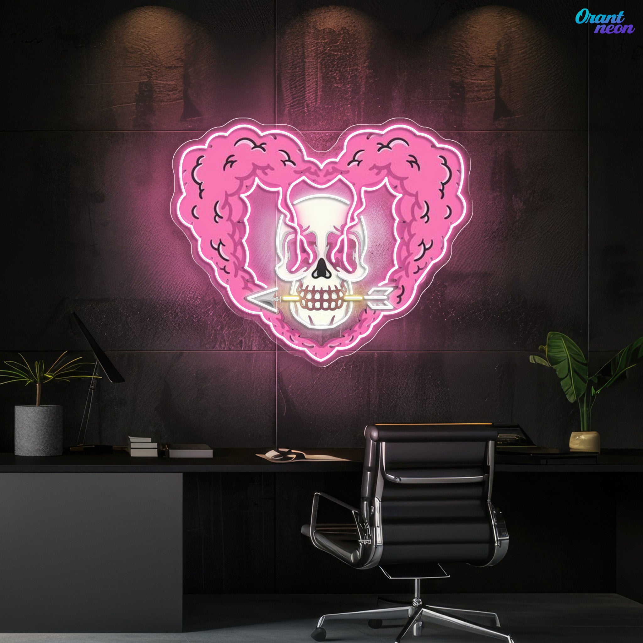 Arrow Through My Heart Best Gift For Valentine Neon Sight Light Artwork