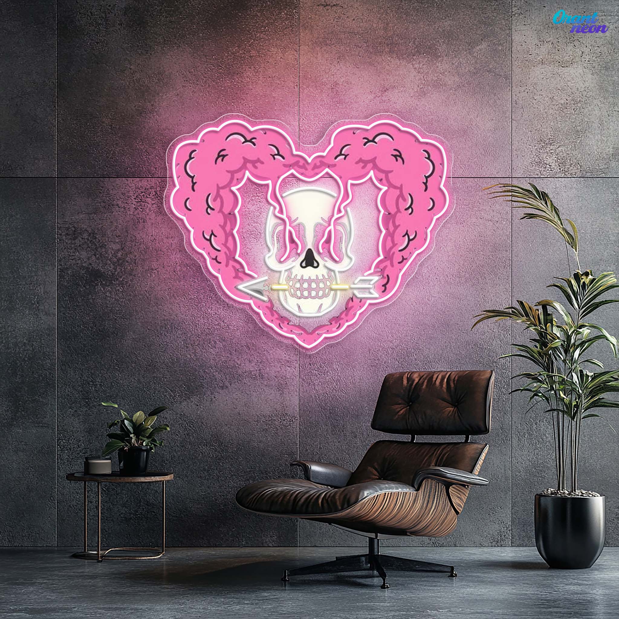 Arrow Through My Heart Best Gift For Valentine Neon Sight Light Artwork