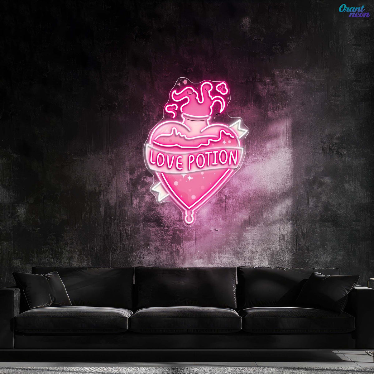 Brewing Romance, One Potion at a Time Neon Sight Light Artwork