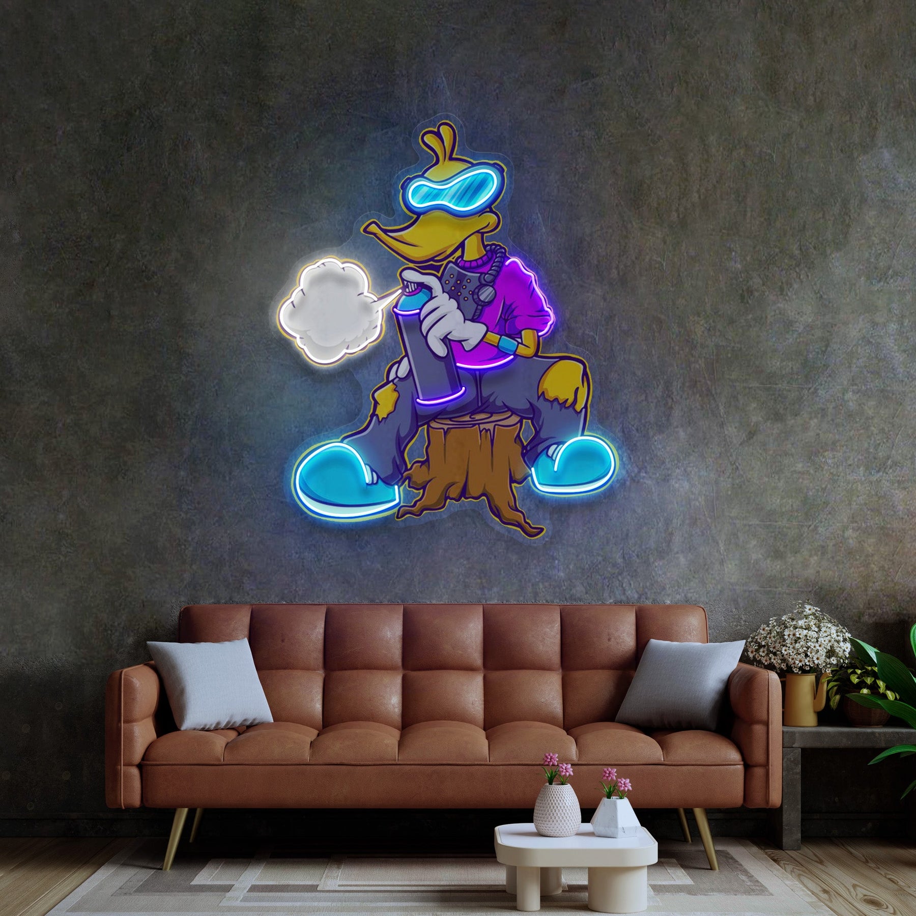 Cool Duck LED Neon Sign Light Pop Art