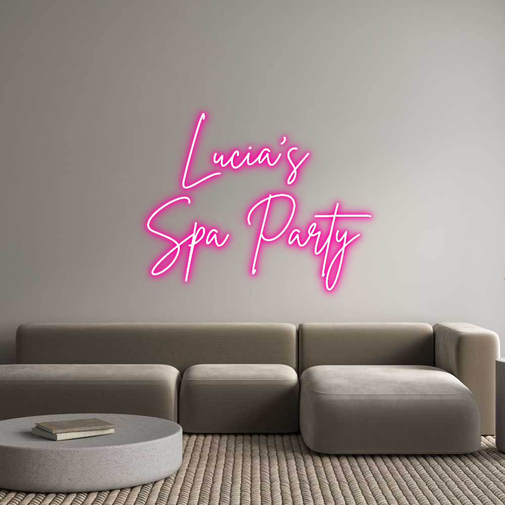 Custom Neon: Lucia’s Spa...