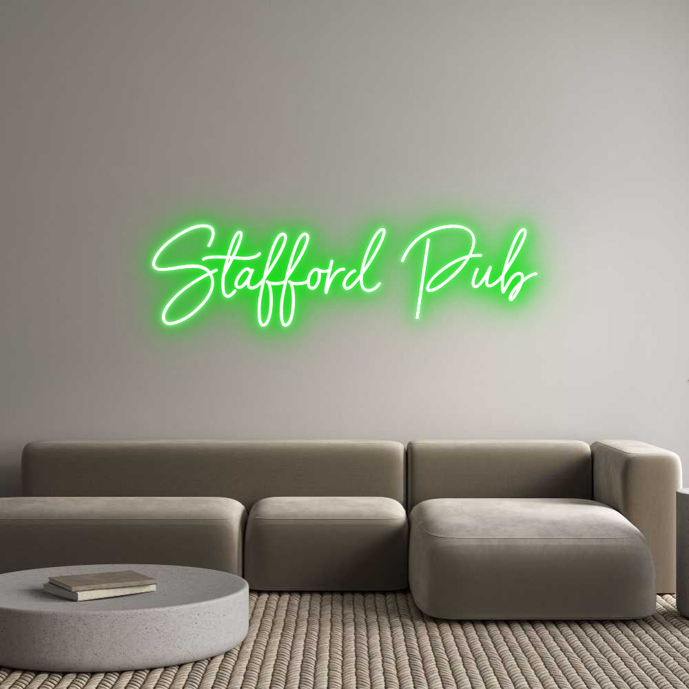 Custom Neon: Stafford Pub