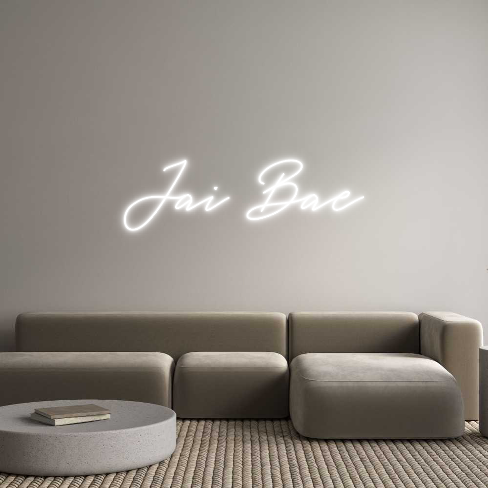 Custom Neon: Jai Bae