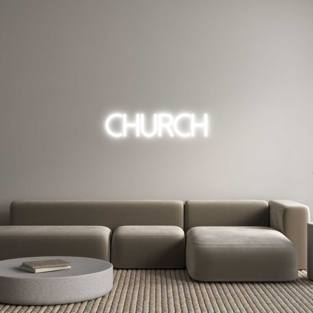 Custom Neon: CHURCH