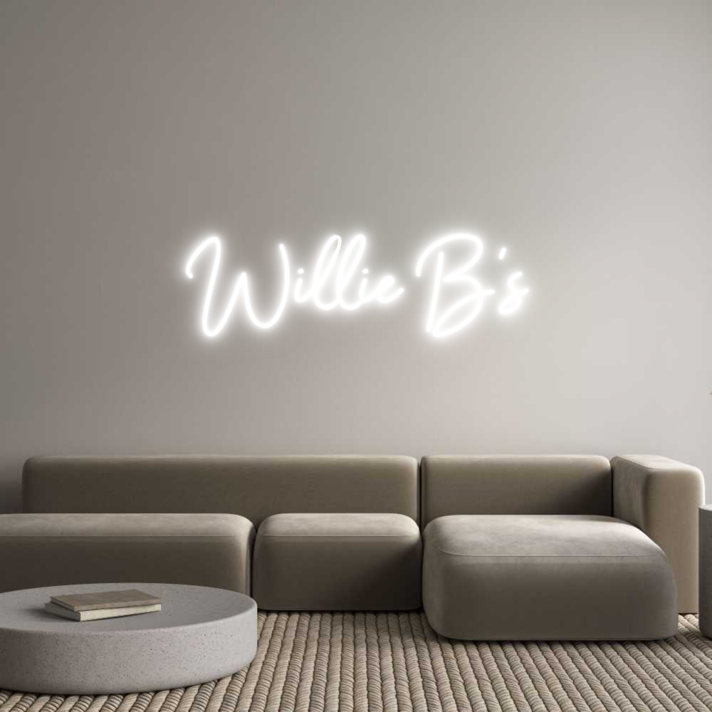 Custom Neon: Willie B's