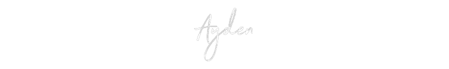 Custom Neon: Ayden