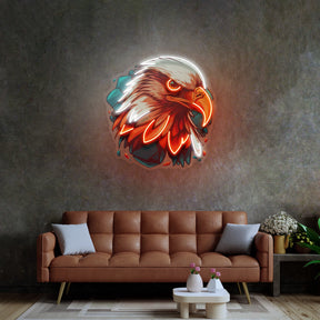 Eagle Head LED Neon Sign Light Pop Art