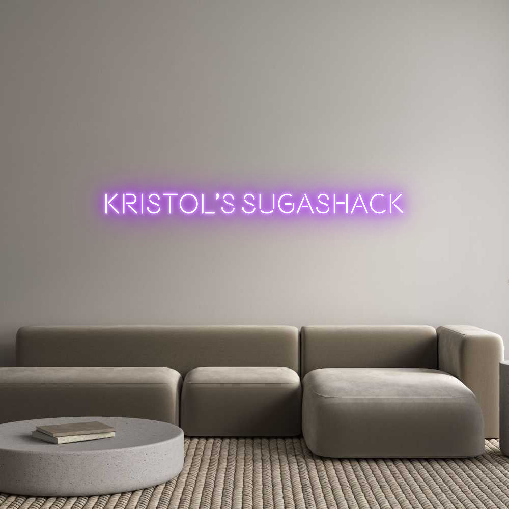 Custom Neon: Kristol’s Sug...