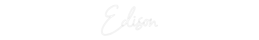 Custom Neon: Edison