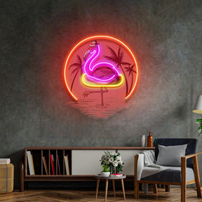 Flaming Summer LED Neon Sign Light Pop Art