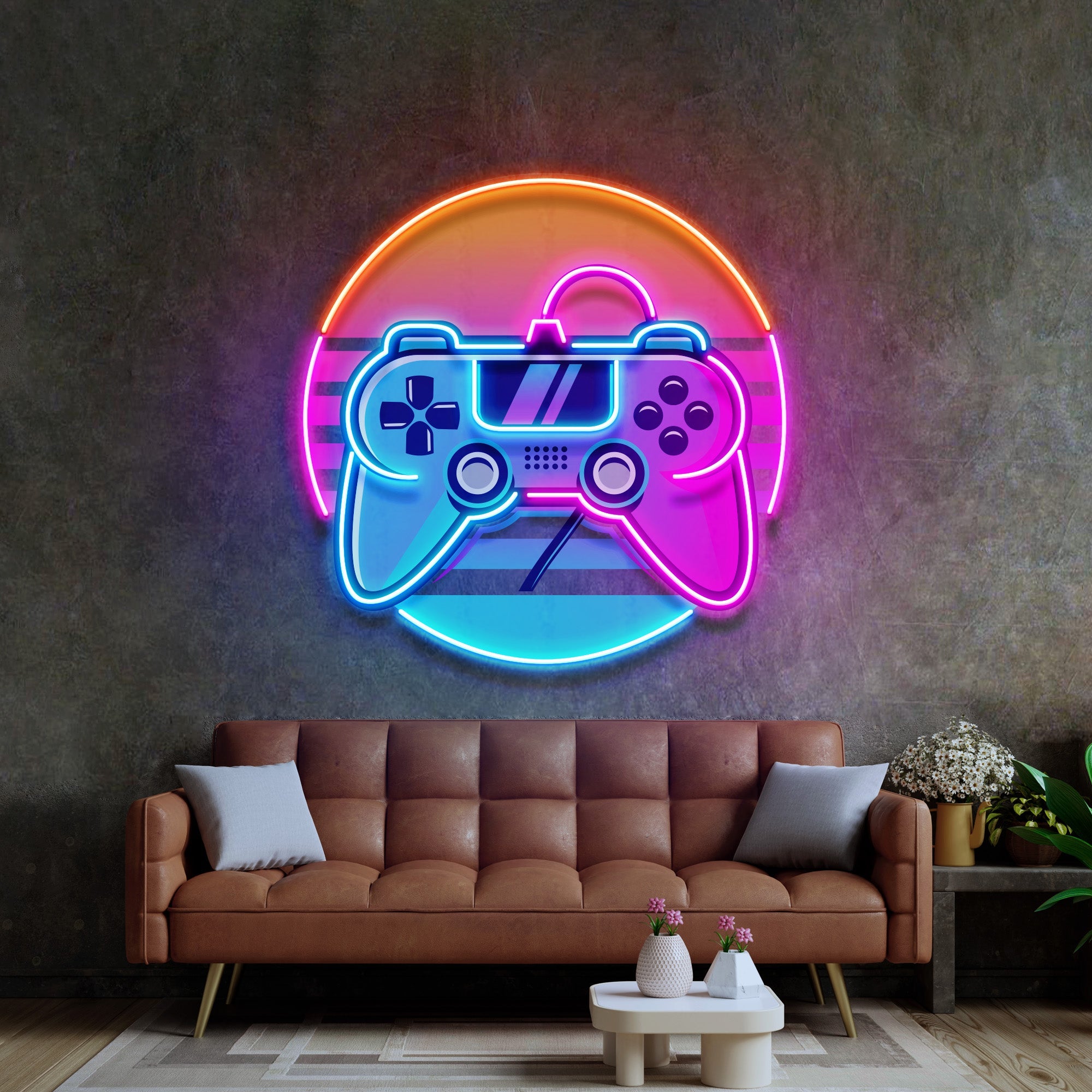 Game Plus Logo LED Neon Sign Light Pop Art