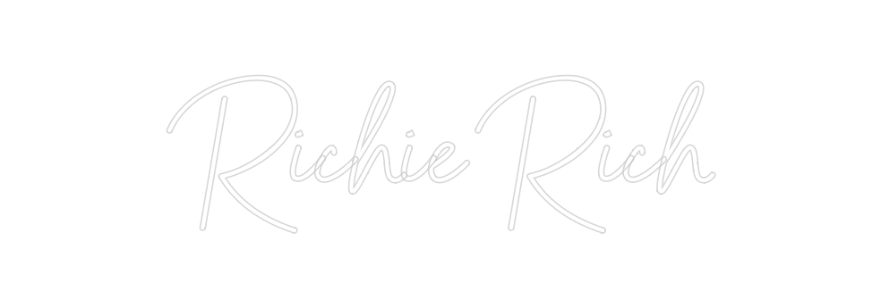 Custom Neon: Richie Rich