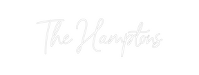 Custom Neon: The Hamptons