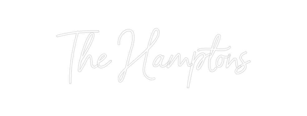 Custom Neon: The Hamptons