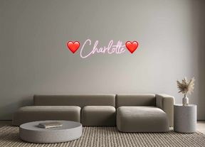 Custom Neon: ❤️Charlotte❤️