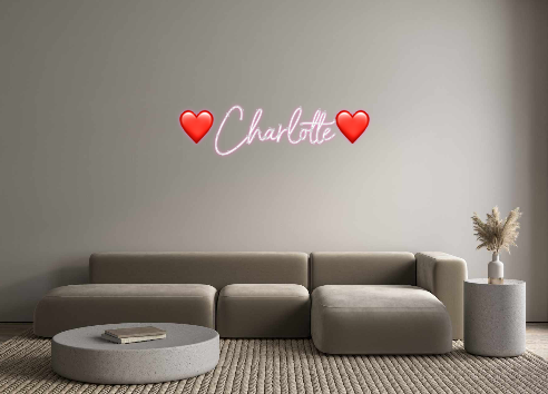 Custom Neon: ❤️Charlotte❤️