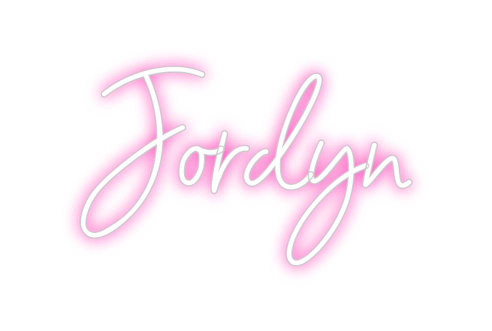 Custom Neon: Jordyn