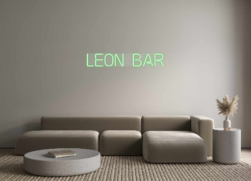 Custom Neon: LEON BAR