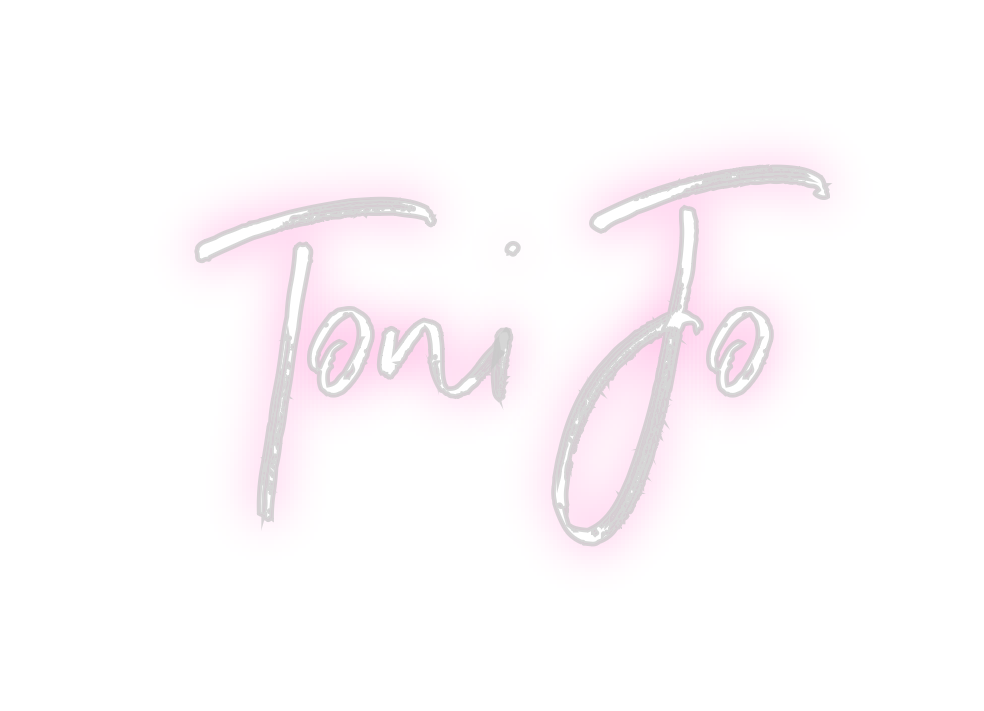 Custom Neon: Toni Jo