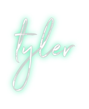 Custom Neon: tyler