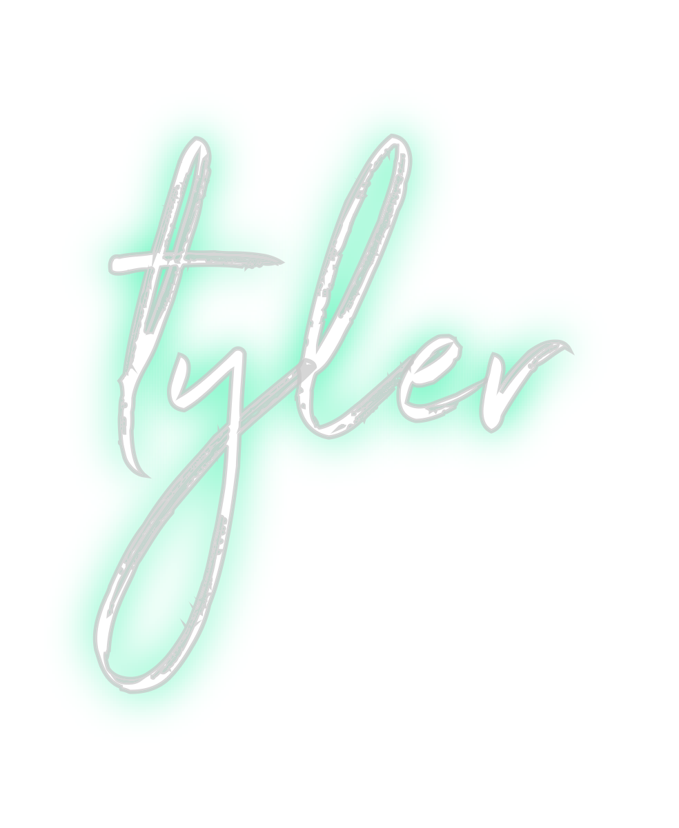 Custom Neon: tyler