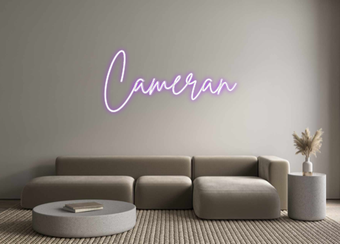 Custom Neon: Cameran