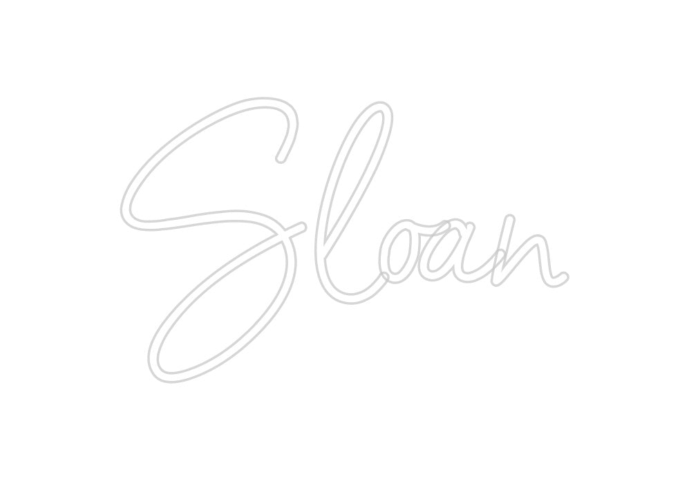 Custom Neon: Sloan