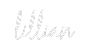 Custom Neon: lillian