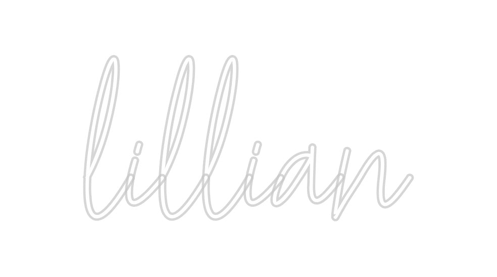 Custom Neon: lillian