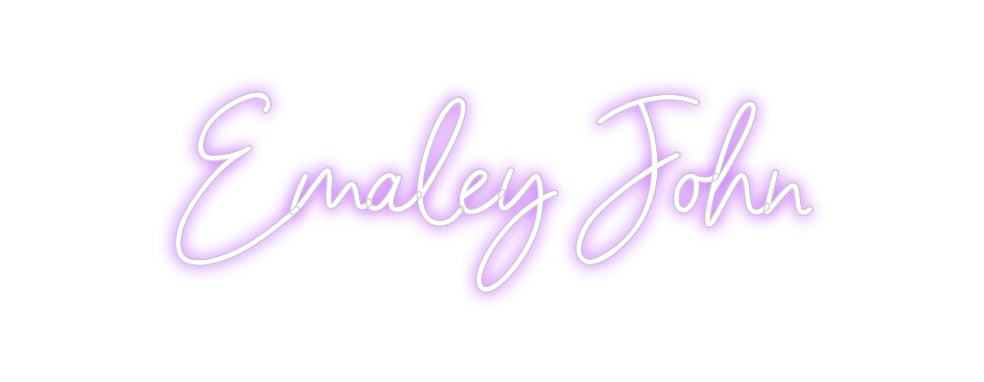 Custom Neon: Emaley John