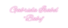 Custom Neon: Gabriela Isab...