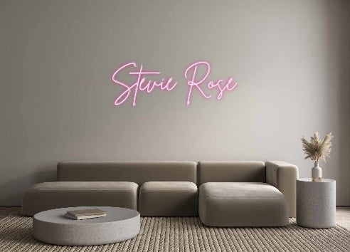 Custom Neon: Stevie Rose